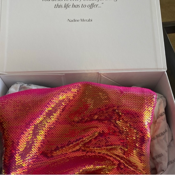 Nadine Merbai hot pink skirt size S/M - Picture 2 of 4